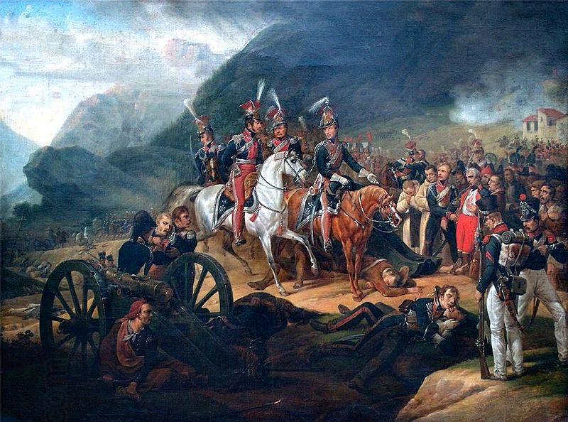 Horace Vernet Battle of Somosierra. oil painting picture